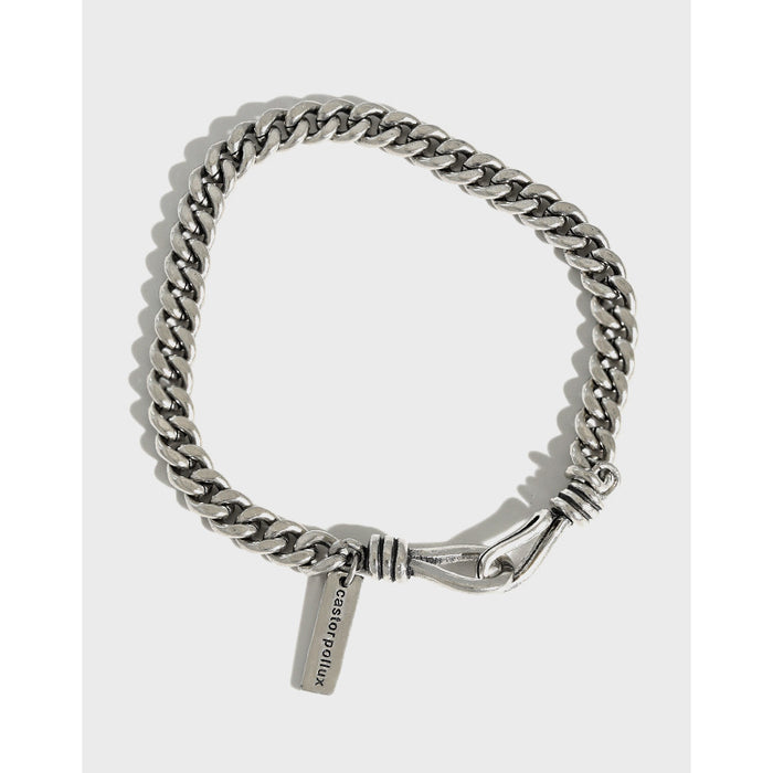 Vinatge Hollow Chain Fashion 925 Sterling Silver Bracelet