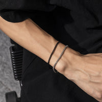 Geometric chain bracelet