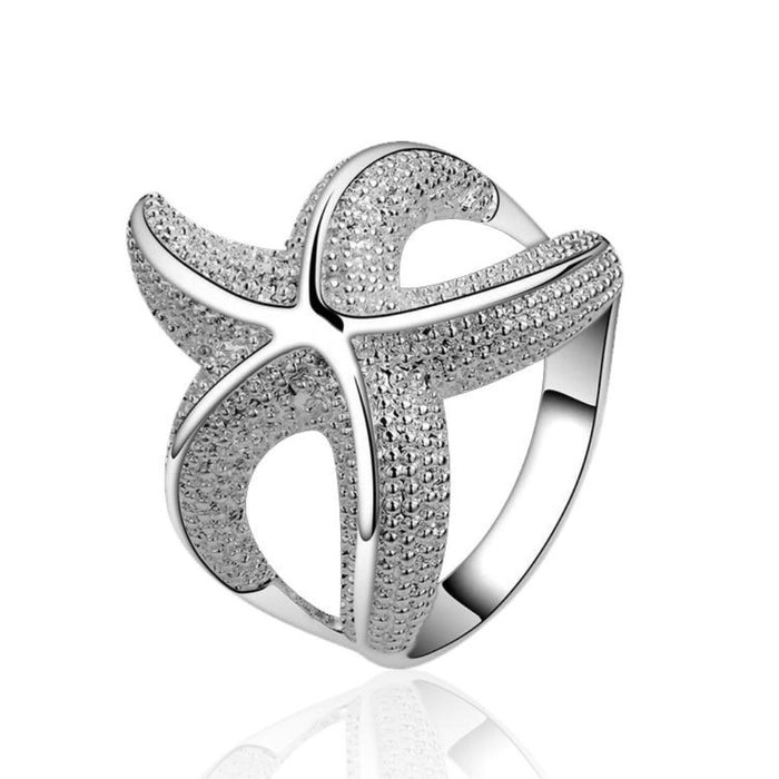 Rebound ring! Silver Starfish Ring