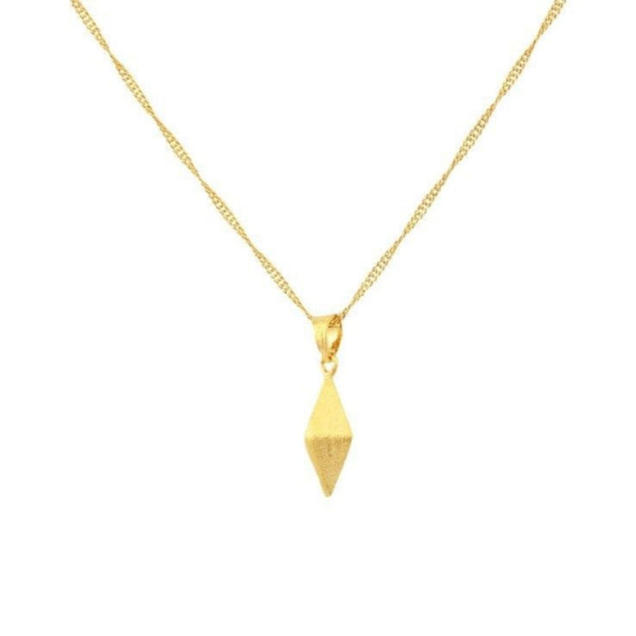 "A Drop of Wisdom" Gold Necklace