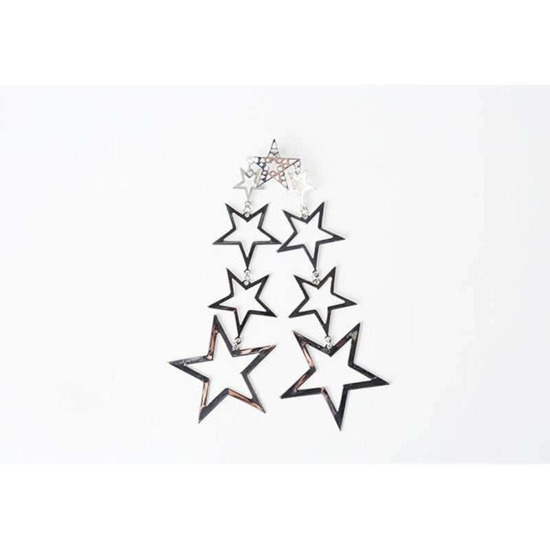 "All the Stars" Statement  Long Earrings